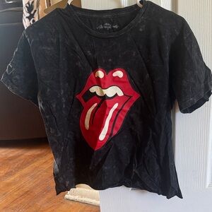 The Rolling Stones Black and Red Kids T-Shirt